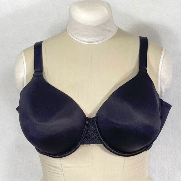 Vanity Fair® Beauty Back™ Full Figure Back Smoothing Underwire Bra 44D Black - Picture 4 of 9